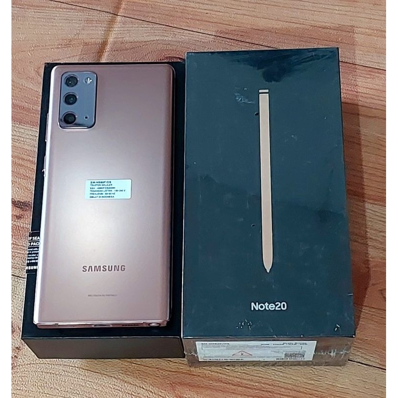 SAMSUNG NOTE 20 8/256 SECOND MULUS FULLSET ACC LENGKAP ORIGINAL
