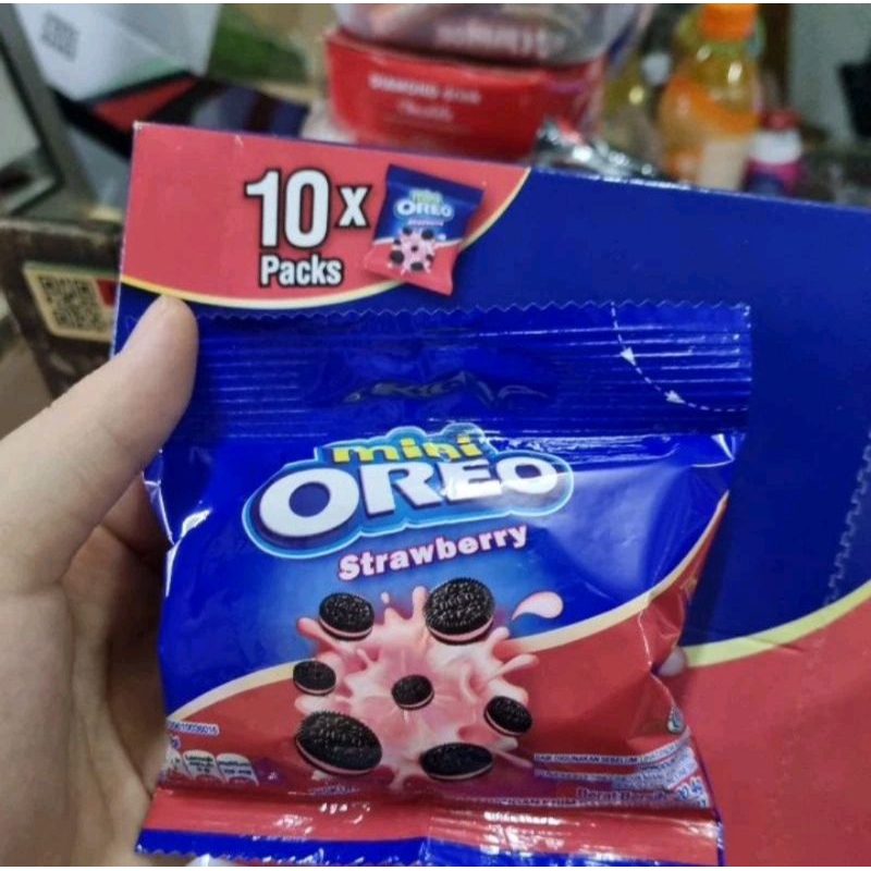 

Mini Oreo ( isi 10 PC ) strawberry , chocalate, original