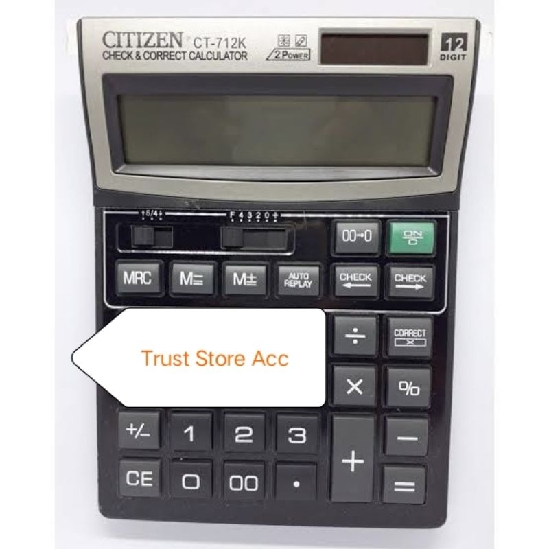 

Kalkulator 12 Digit Citizen CT 712 K