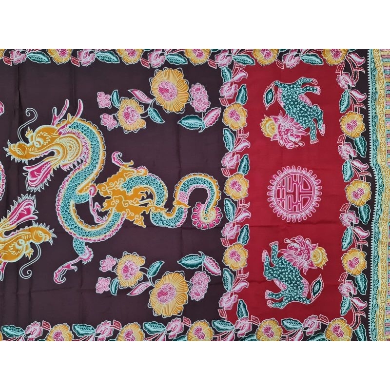 Kain Jarik Gendongan Bayi / Selendang Cukin Motif Naga/ Selendang Bayi Premium Halus & Tebal