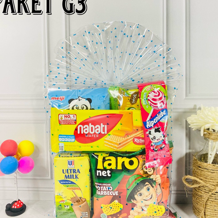

HPXQ9579 Stok terbaru Paket snack ulang tahun anak murah G 3/hampers ulang tahun/souvenir ulang tahun anak