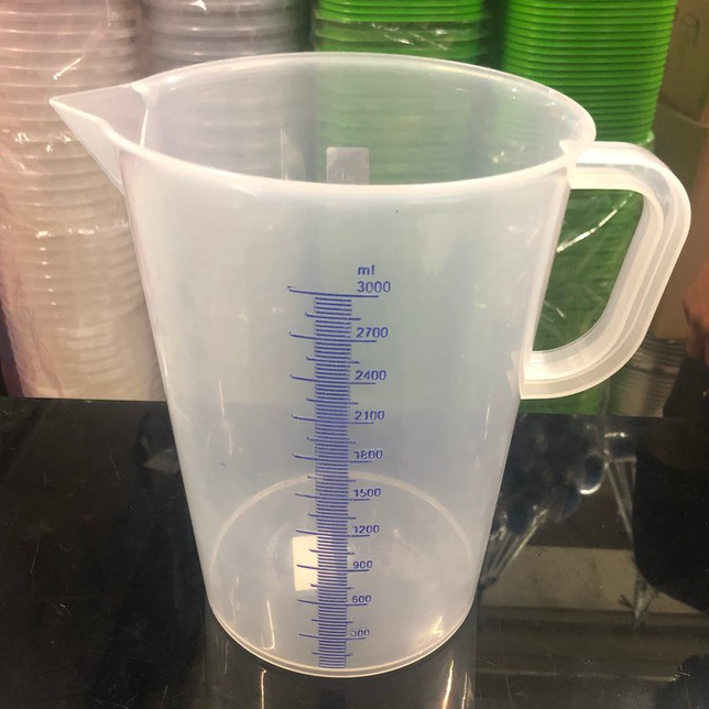 Terkini GREEN LEAF 1833 MEASURING CUP GELAS UKUR TAKAR PLASTIK 3000ML 3000 ML Super Promo