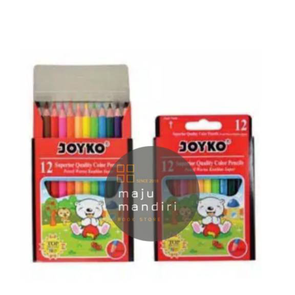 

Baru Joyko Pensil Warna Isi 12 Warna Ukuran Kecil CP-S12 Mini