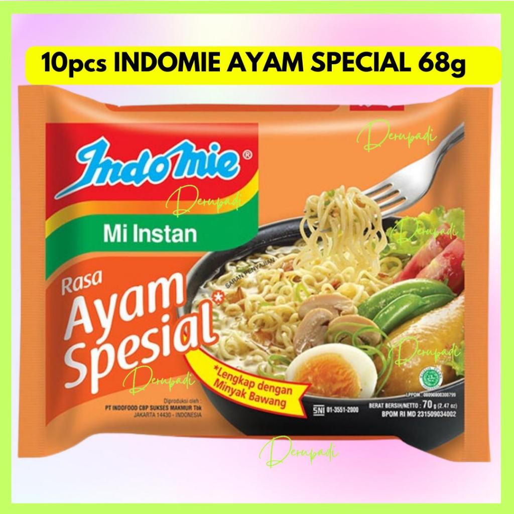 

10pcs INDOMIE MIE KUAH RASA AYAM SPESIAL 75GR