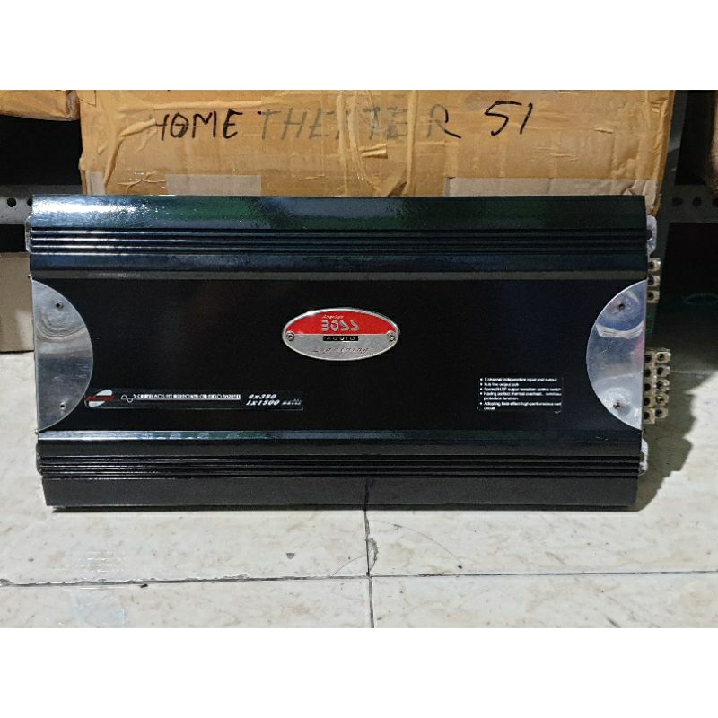 power amplifier mobil 5channel 2900watts american boss as5100 4x350watts 1x1500watts second bekas no