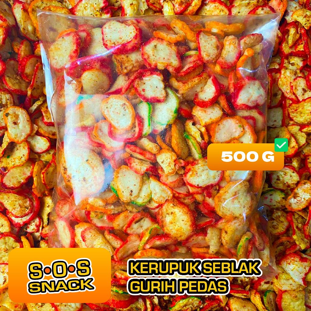 

SOS - 500 Gram Kerupuk Seblak Pedas Nampol Terenak Mantap