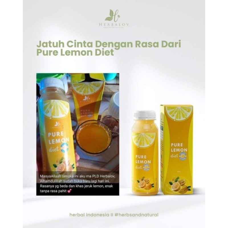 

PURE LEMON DIET / Lemon Murni / Sari Lemon Murni / Pelangsing Tubuh