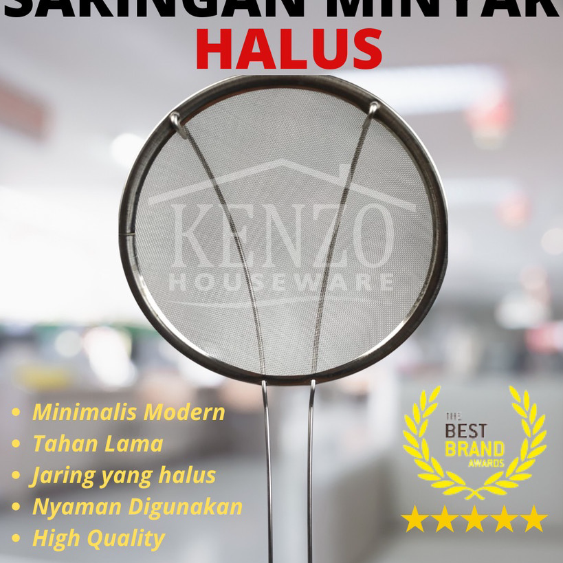 Terbatas Saringan Minyak Goreng Tirisan Minyak Gorengan Stainless Halus