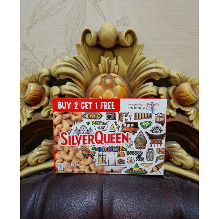 

Kirim Sekarang PROMO Silverqueen Cashew isi 3pc 58gr Kemasan Baru Menarik Diskon