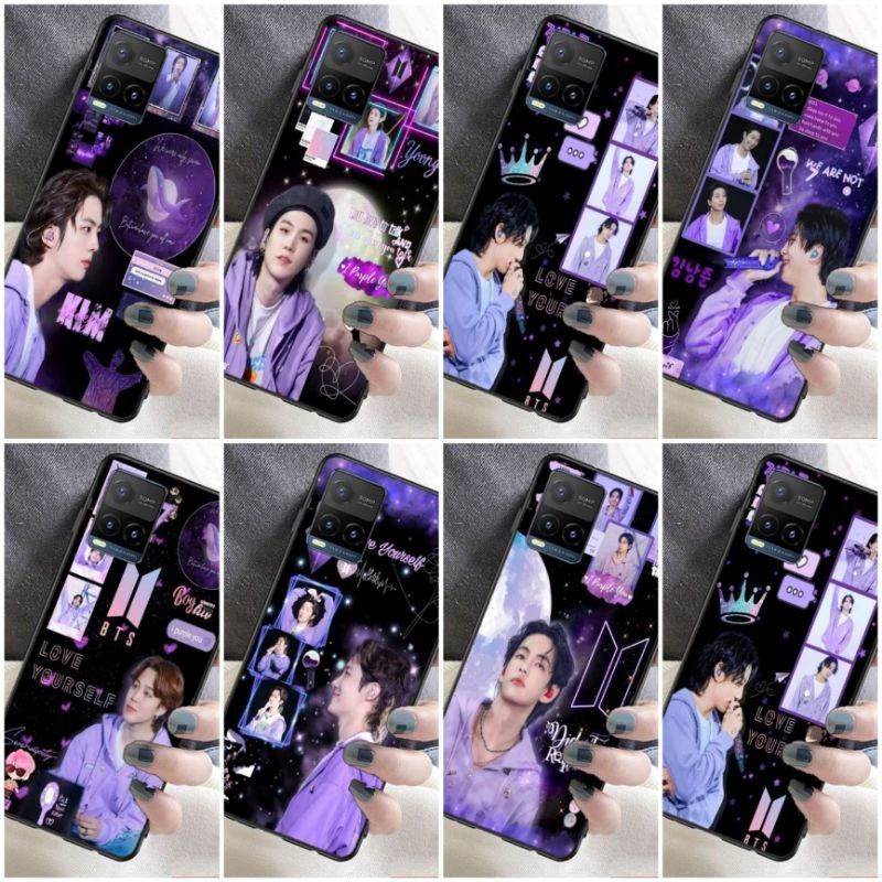 ubluk store case custom Xiomi redmi 6A ,7A ,8,note 9 , note 9 pro,9A, 10A,10C motif BTS pupple keren