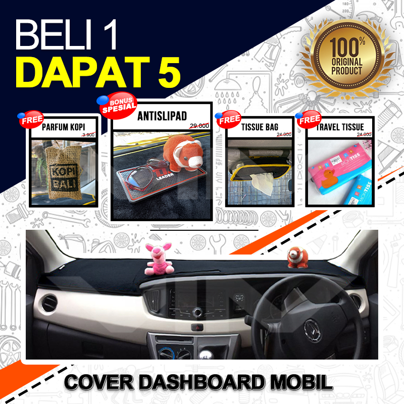 Cover Dashboard Mobil Daihatsu Sigra 2016 - 2022 | Alas Karpet Dasbor Interior Mobil 2016 2017 2018 