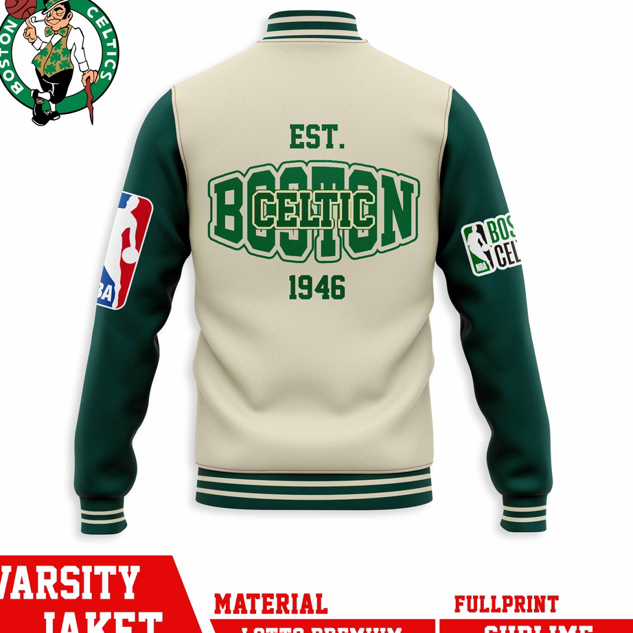 Murah VARSITY JACKET TEAM  BASKETBALL SERIES CELTICS 46 BOSTON