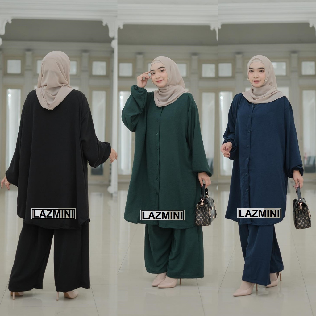 BAJU SUPER One Set Jumbo 6L 5L LD 150 Setelan CRINKLE bangkok ori