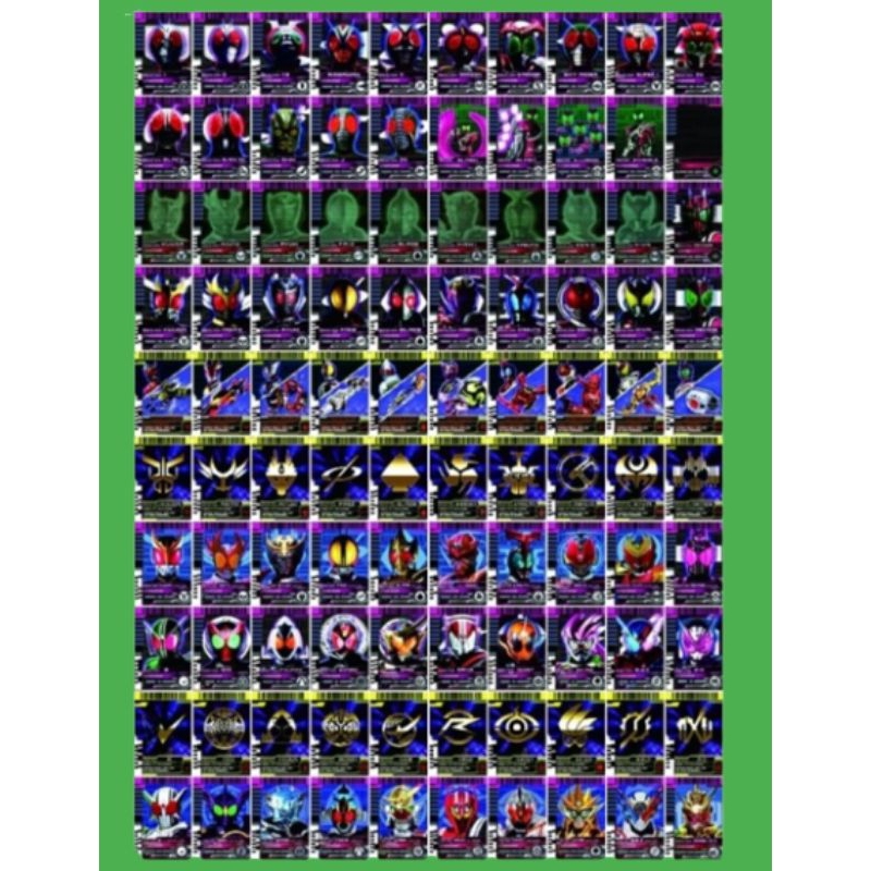 CARD CUSTOM KHUSUS UNTUK DX BELT DRIVER KAMEN RIDER NEO DECADE