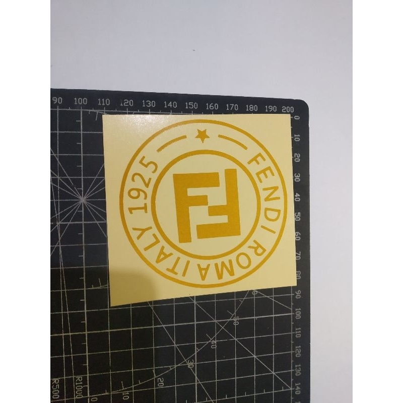 

cutting stiker fendi