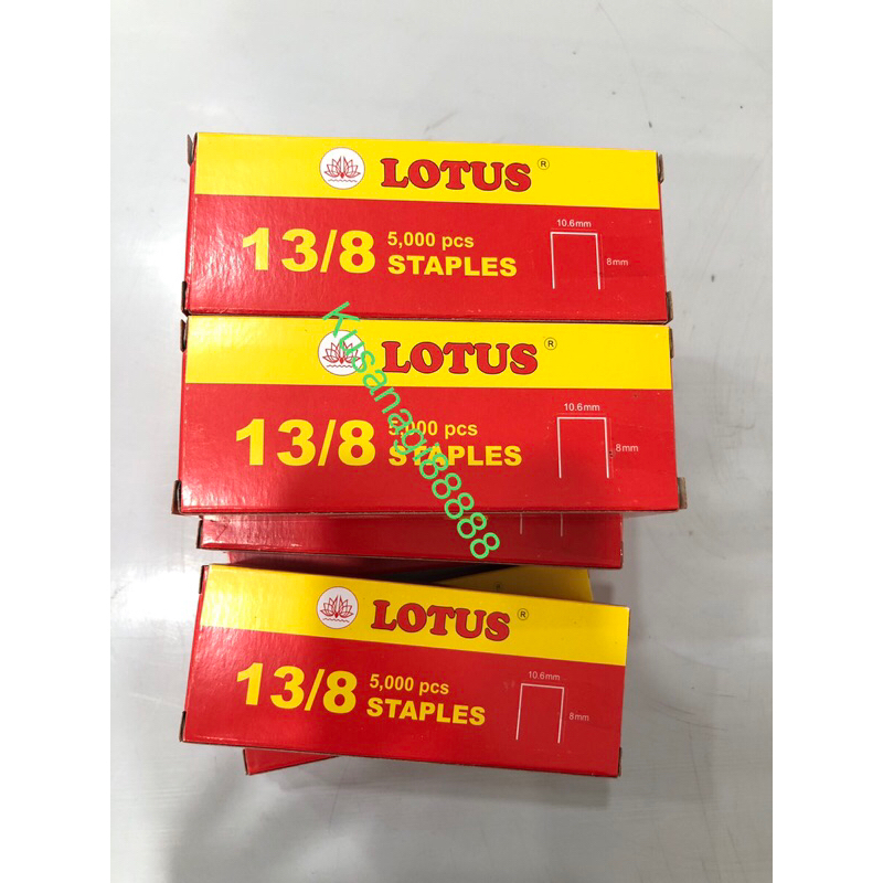 

5000pcs Isi Staples Tembak / Isi Jepretan LOTUS 13/8mm
