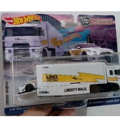 hot wheels team transport Lbwk silhouette GT Nissan 35 Lbwk card mulus