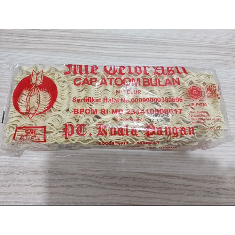 

Mie Telor Asli Cap Atoom Bulan