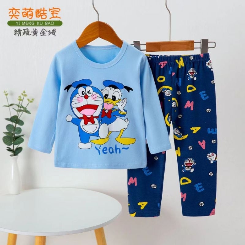 piyama premium kubao baju tidur anak 1-9th pp