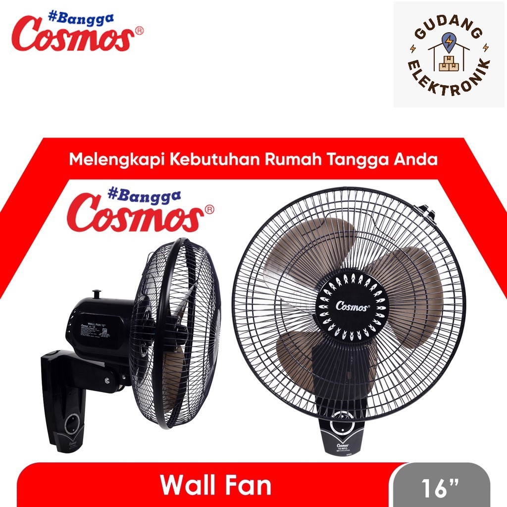 COSMOS WALL FAN / KIPAS ANGIN DINDING 16WFO / 16 WFO / 16-WFO (16 INCH) GARANSI RESMI