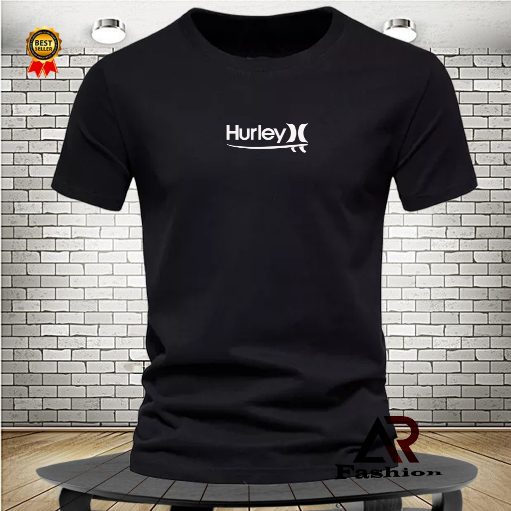 NEW ARIVAL T-SHIRT PRIA/WANITA HURLEY 01 TEXS PUTIH/KAOS ORIGINAL QUALITY PREMIUM