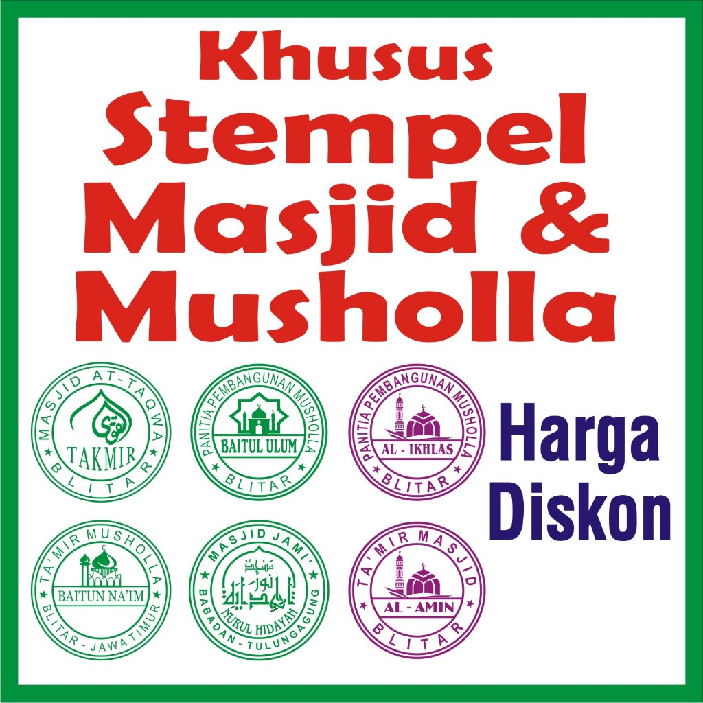 

STempel Masjid & Musholla