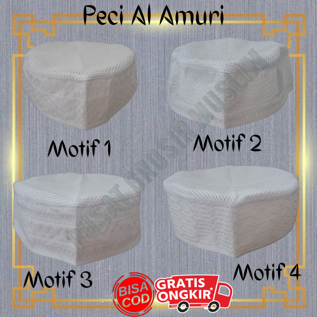 Terbaru Peci Jaring Al Amuri Peci Kopiah Jaring Dewasa Al Amuri Original Saudi