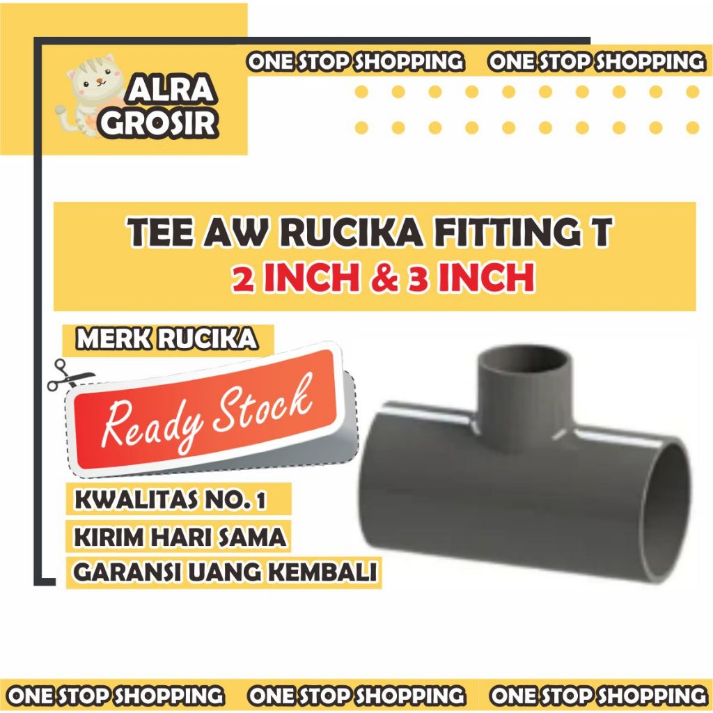 TEE 2 3 INCH AW RUCIKA FITTING T AW RUCIKA