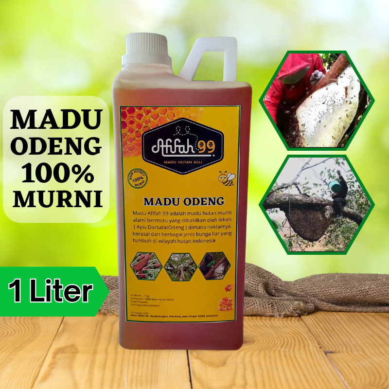 

Madu Asli - Madu Odeng 1Liter (1000 ml) Madu Afifah 99 - Madu Hutan Asli Murni