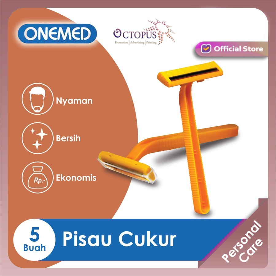 Pisau Cukur / Alat Cukur | isi 5 pcs Onemed