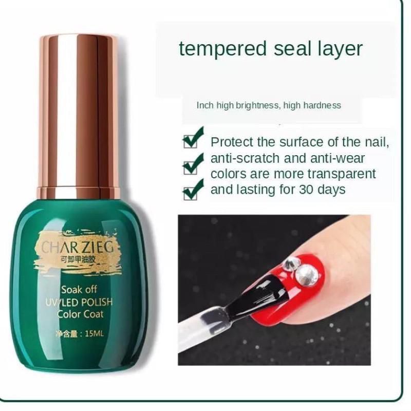 KUTEK GEL CHARZIEG FREE ONGKIR MEDAN TERMURAH READY KUTEk CHARZIEG15ml TOP COAT BASE COAT MATTE TOP 