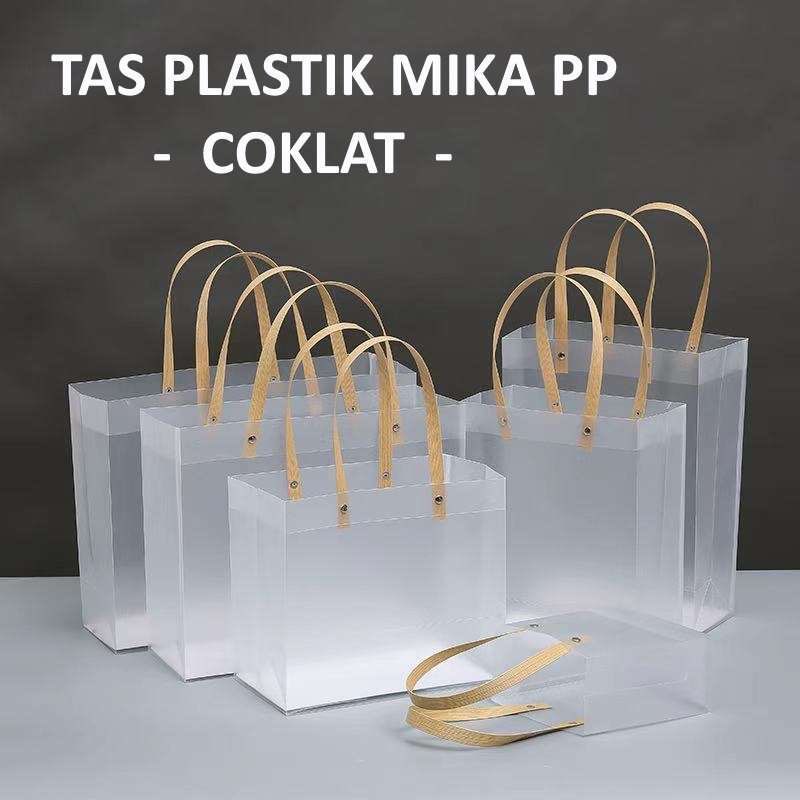 

bag polos mika tebal premium tas kado hadiah mika waterproof doff