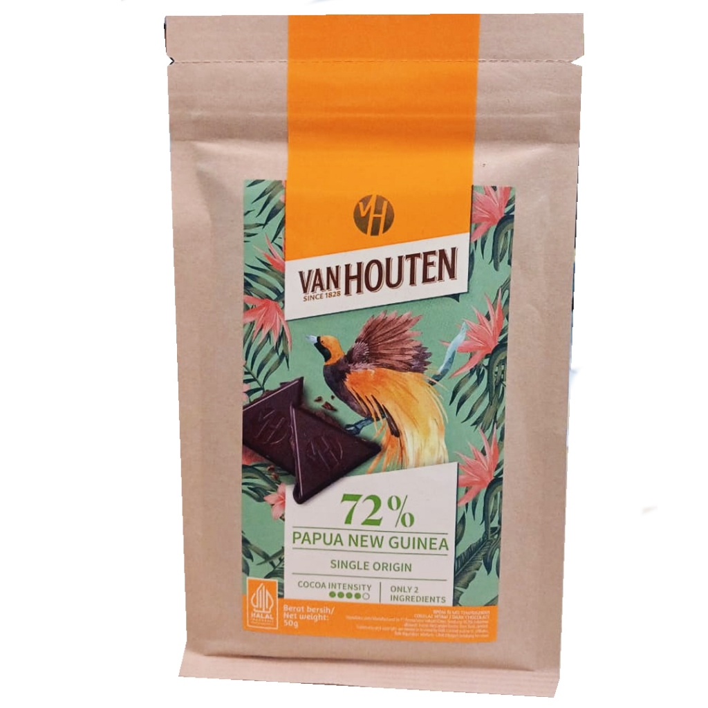 

VAN HOUTEN 72% PAPUA NEW GUINEA 50G
