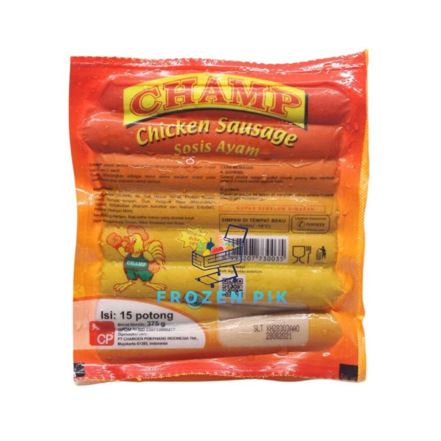 

Sosis Ayam Champ Isi 15 375 Gr