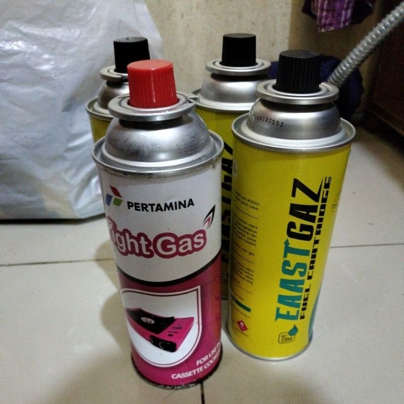 Kaleng tabung gas kosong