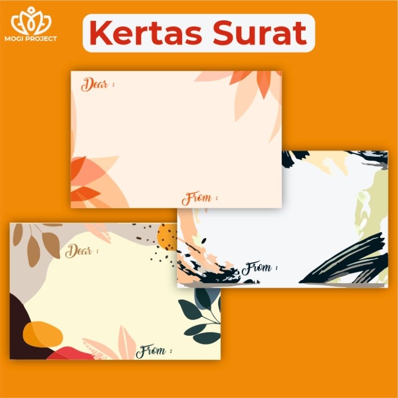 Kartu Ucapan Polos II | Greeting Card Aesthetic | Blank Card | Gift Card | Kartu Ucapan Kosong