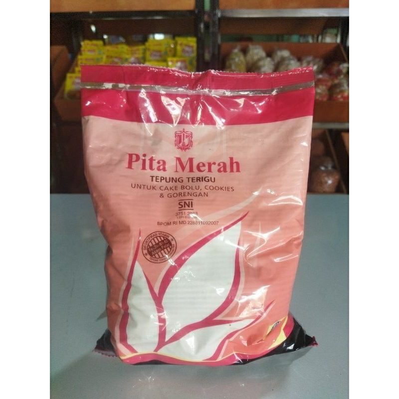 

Tepung Terigu Pita Merah 1kg