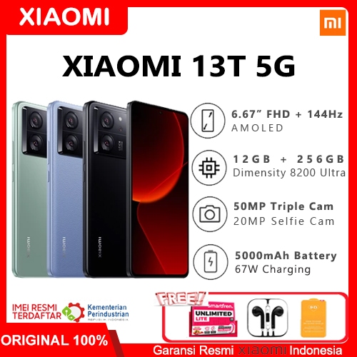 PAYDAY SALE Xiaomi 13T 5G With Leica 12/256GB 5G Garansi Resmi Fullset