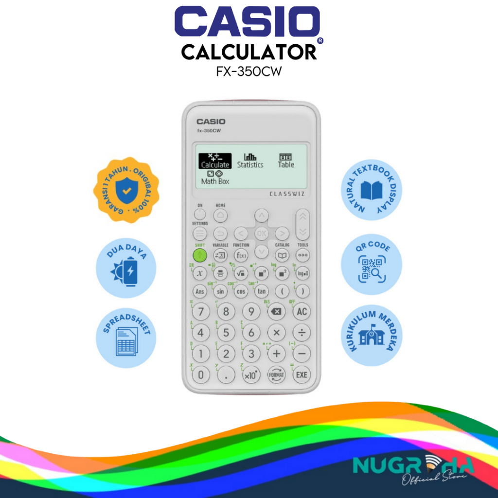

Kalkulator Casio Scientific Classwiz Fx-350Cw