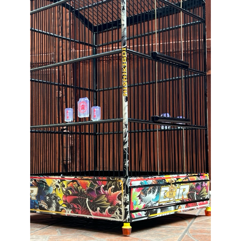 Sangkar Kotak decal BNR Koi 14 th / Kandang BNR decal Koi No 2