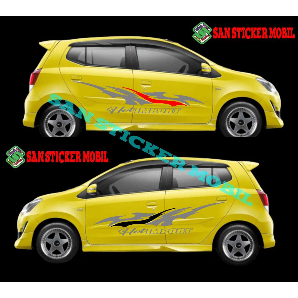 0871sticker agya stiker agya ayla kuning desain terbaru