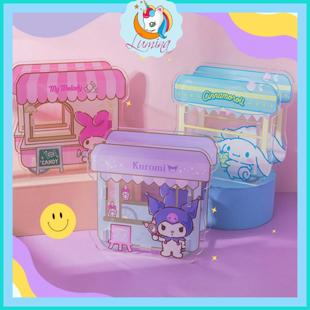 

Tempat Alat Tulis Akrilik Pensil Holder Pena Kartun Sanrio Premium Kotak Penyimpanan Multifungsi Kreatif DIY