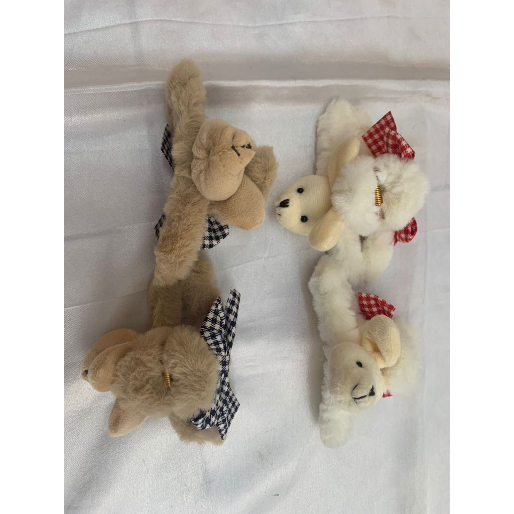 JEPITAN RAMBUT BULU BONEKA WANITA KOREA /JEPIT RAMBUT KOREA LUCU