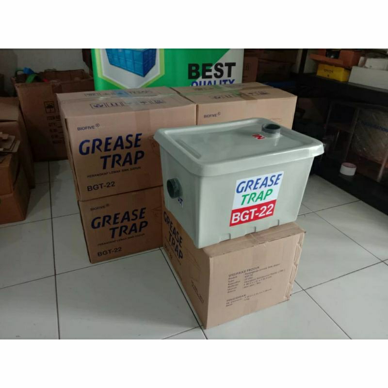 GREASE TRAP PORTABLE TYPE BGT 22L INLET ATAS