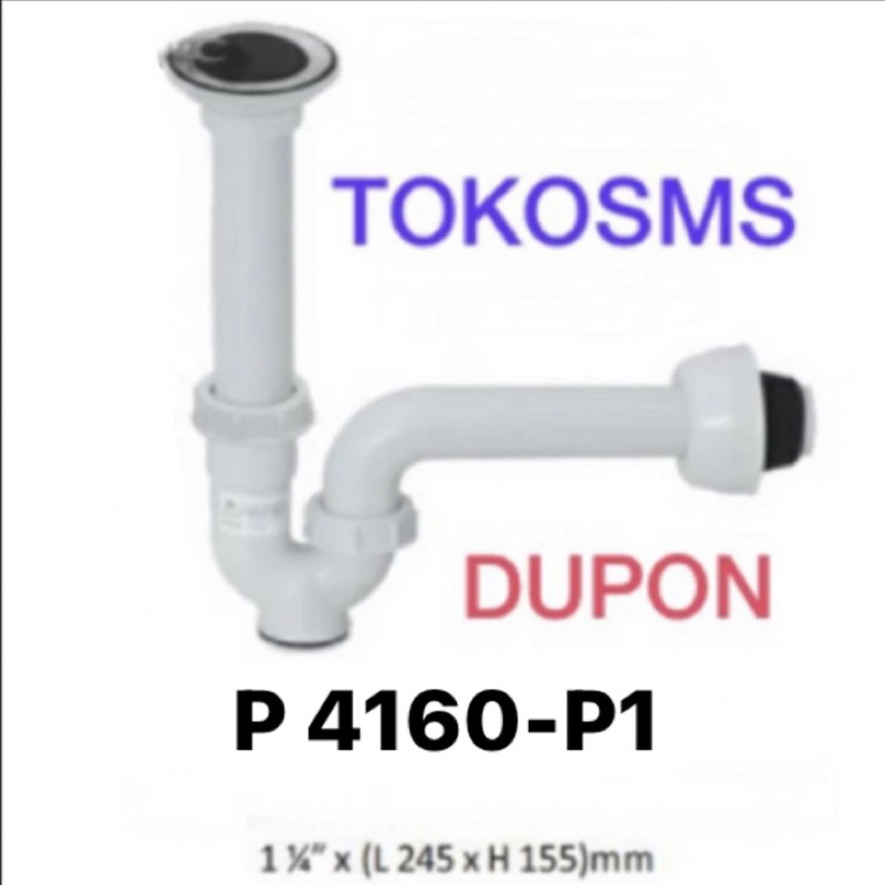 sifon angsa wastafel afur wastafel plastik sifon dupon P4160-P1 angsa washtafel