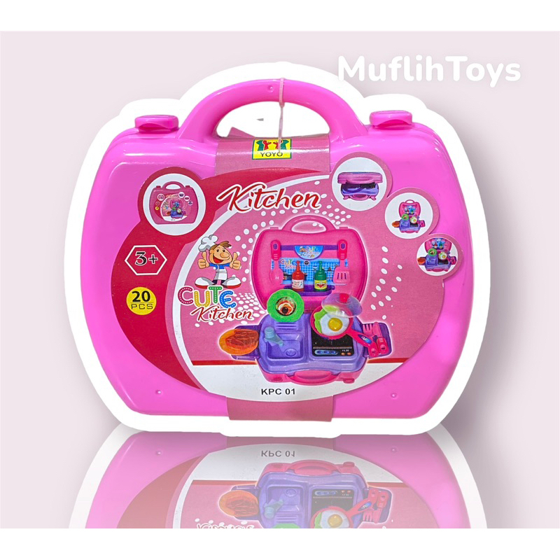 Mainan masak-masakan/ Mainan dream kit gen set koper
