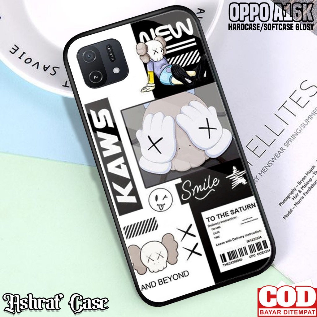 Case Oppo A16K - Casing Oppo A16K ( AES ) Silikon Hp Oppo A16K - Kesing Hp Oppo A16K - Softcase Glas