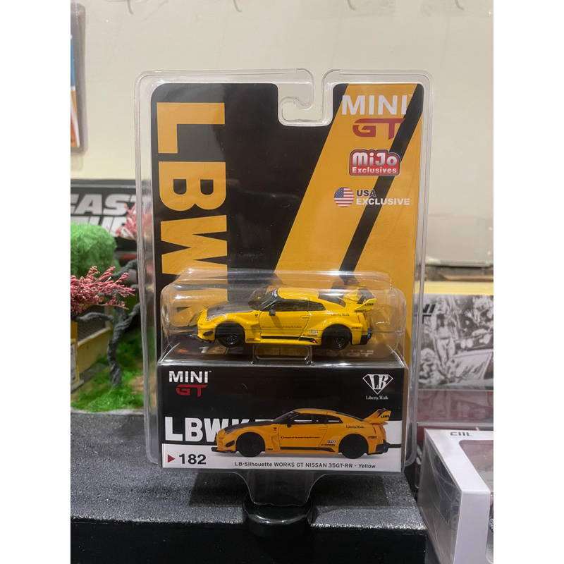MINI GT 182 R35GT-RR LBWK YELLOW Mijo