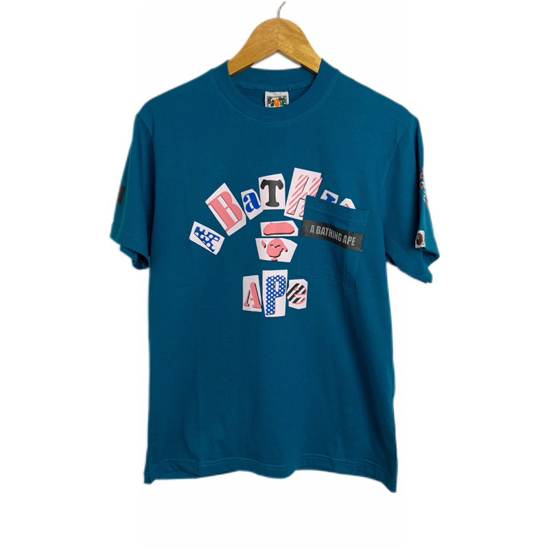 KAOS T-SHIRT BAP* BATHING APE POKET