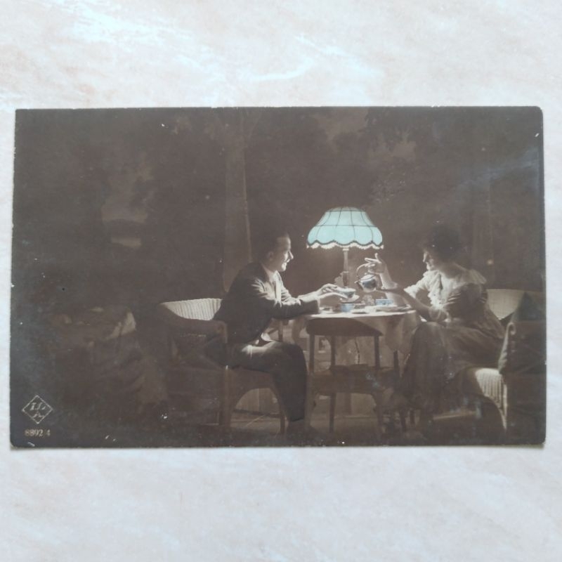 

Kartu Pos Kuno Tua Jadul Foto Sepasang Pria Wanita 1920-1940an - YN788